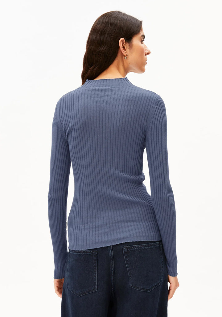 Armed Angels - Alaania gebreide rib top - Dusty moon 