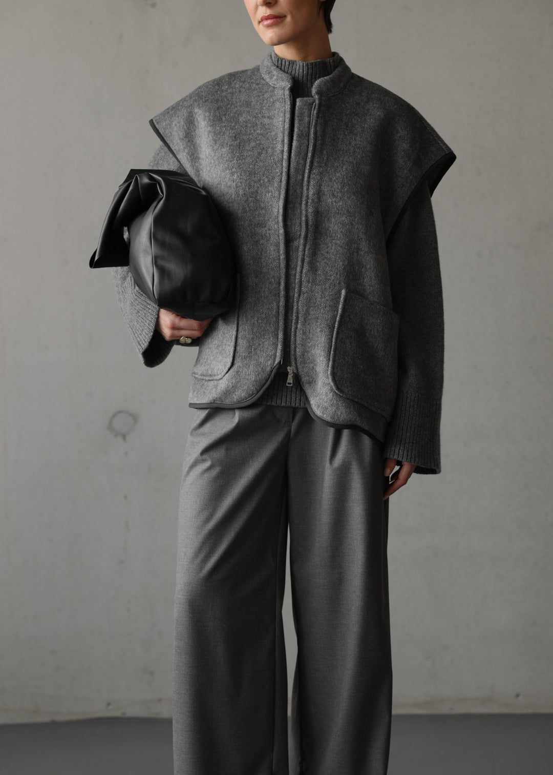 Club l'Avenir - Rhys'CL Waistcoat - Grey Melee