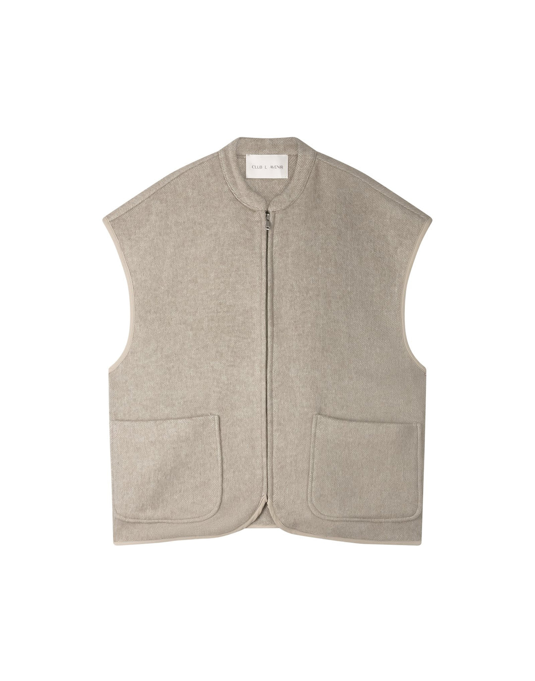 Club l'Avenir - Rhys'CL Waistcoat - Taupe