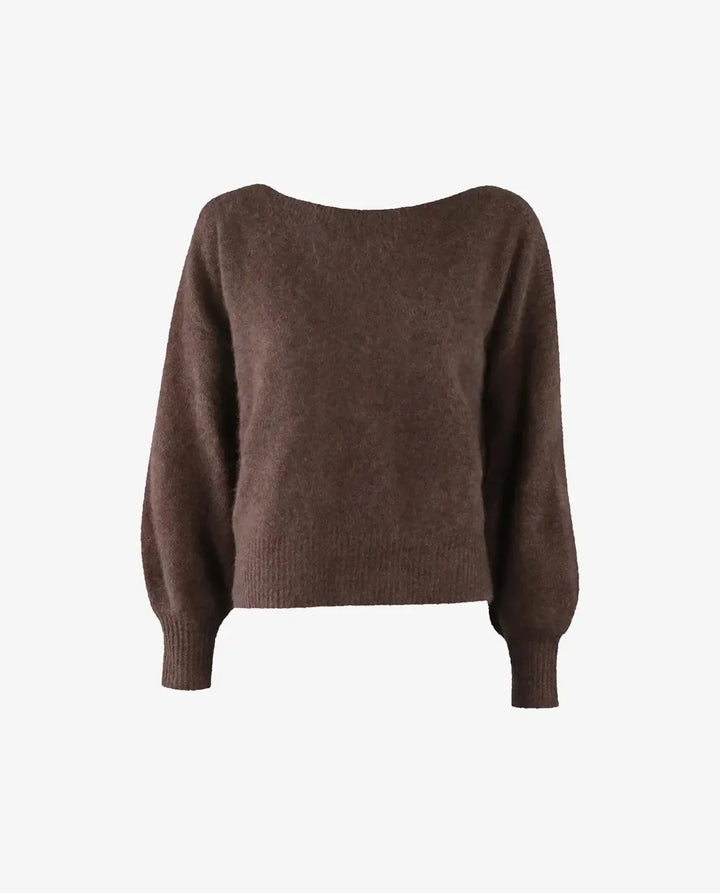 Six Ámes - Malou sweater - Espresso Brown 
