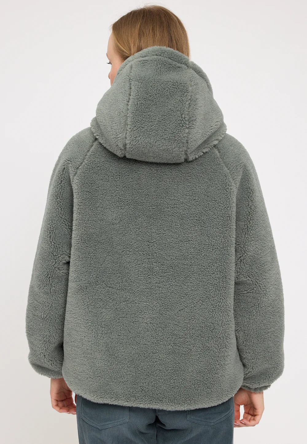 Mazine - Faux-Fur Hooded Jacket - Light Bottle