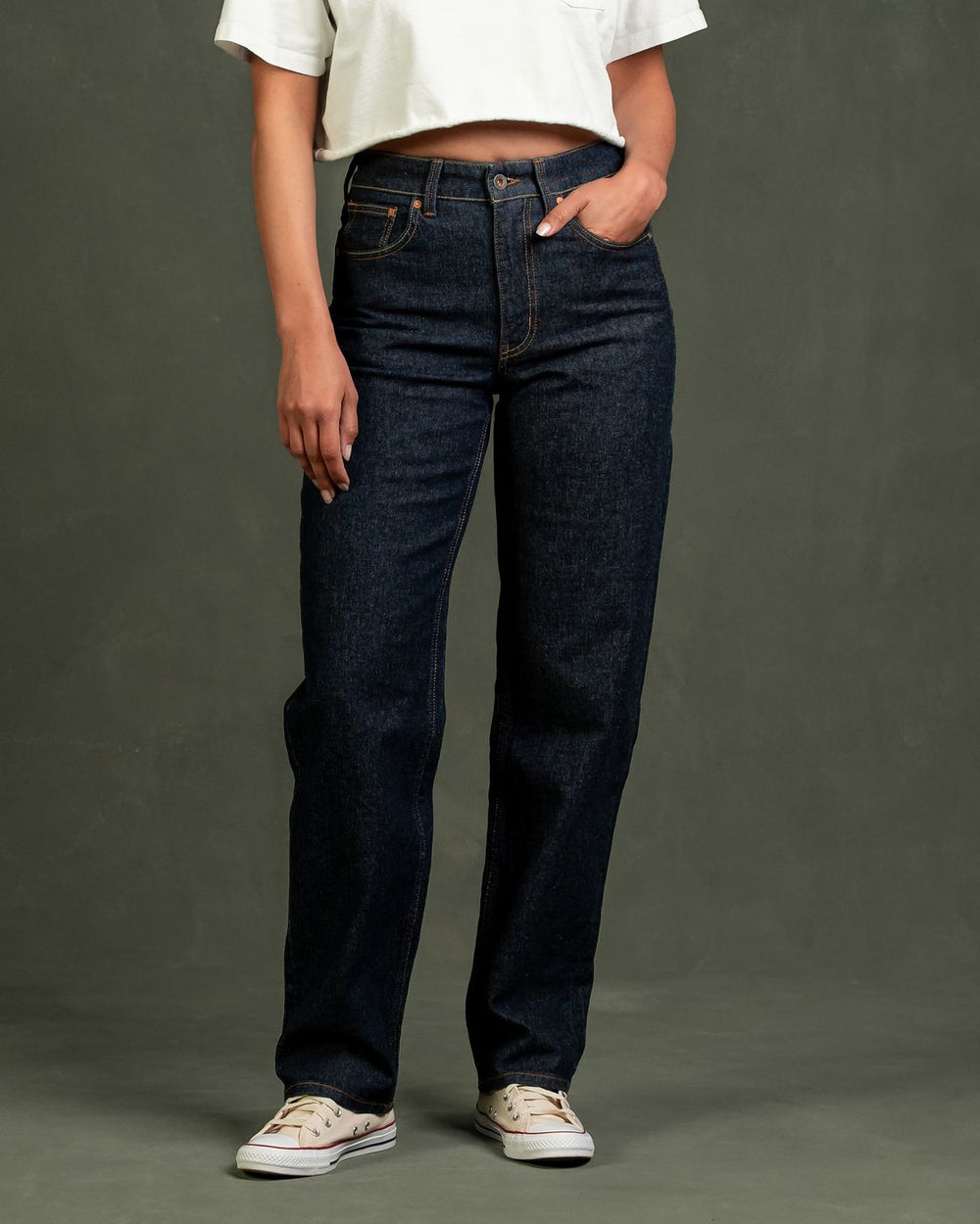 Kuyichi - Lola Mom jeans - Rinse 