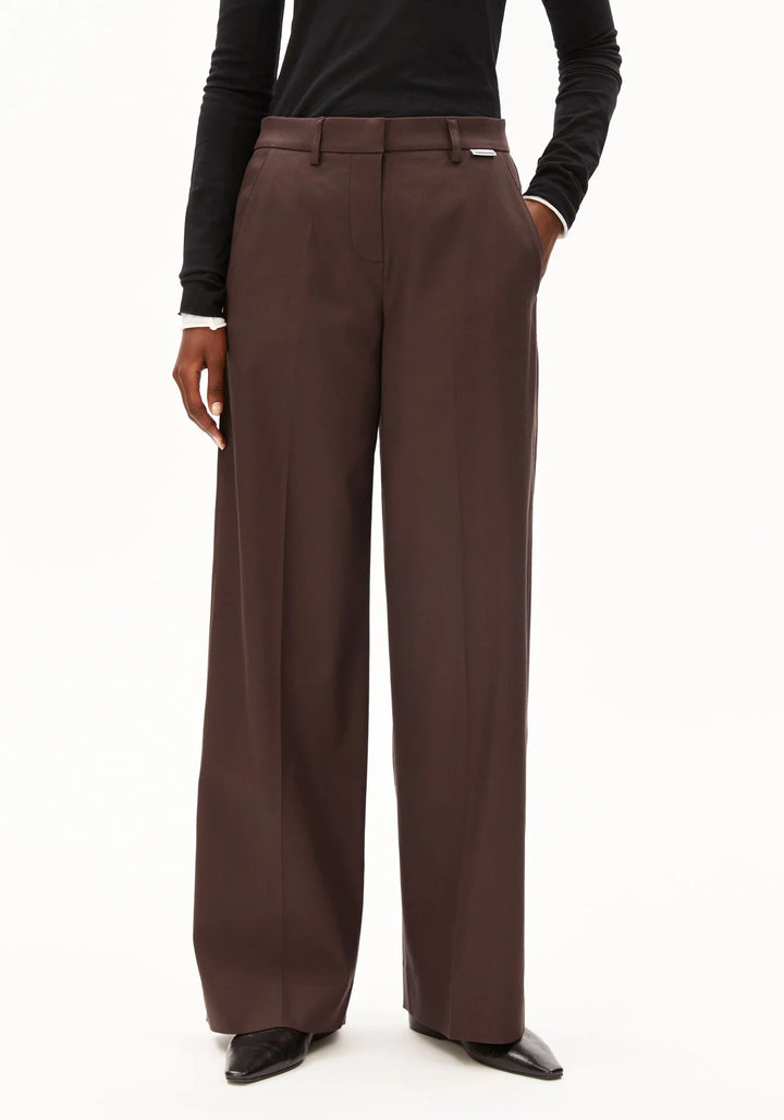 Armed Angels - Leandraa Wide leg pants - Claystone 