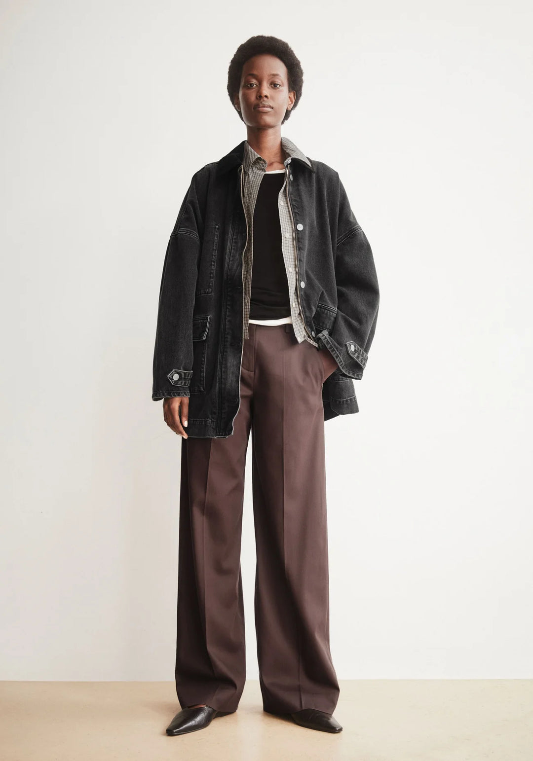 Armed Angels - Leandraa Wide leg pants - Claystone 