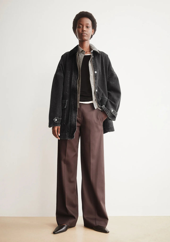 Armed Angels - Leandraa Wide leg pants - Claystone 