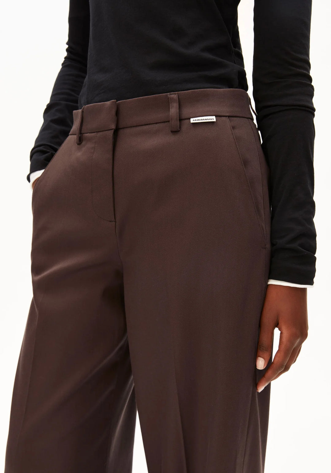 Armed Angels - Leandraa Wide leg pants - Claystone 
