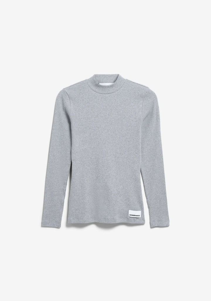 Armed Angels - Fatimaara Rib longsleeve - Silver melange