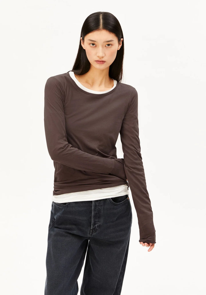 Armed Angels - Einiaara soft long sleeve - Claystone