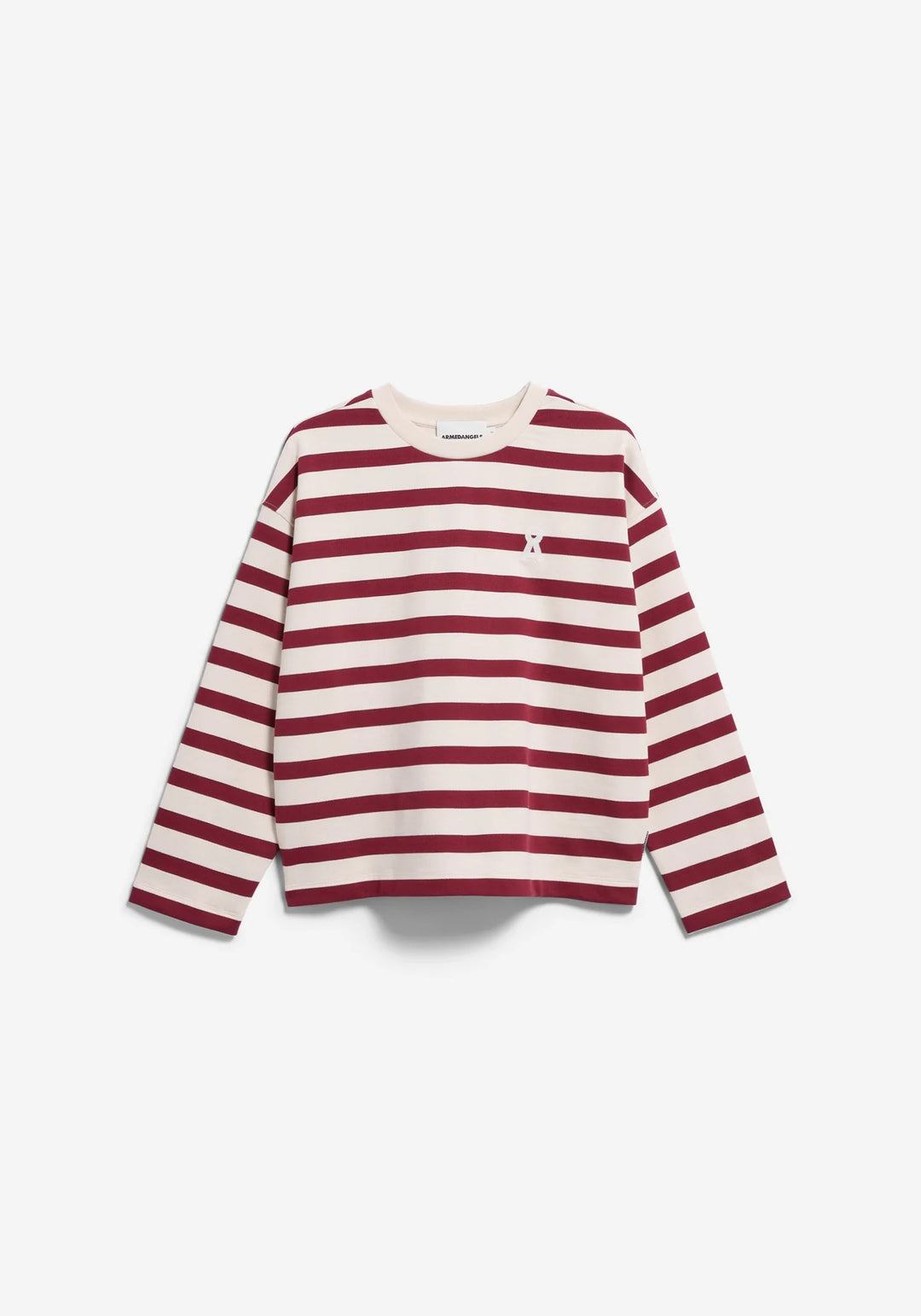 Armed Angels - Iconic sweatshirt Frankaa - Undyed Velvet red 