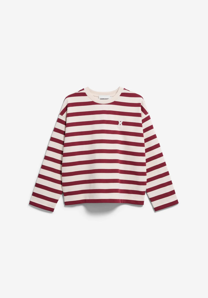 Armed Angels - Iconic sweatshirt Frankaa - Undyed Velvet red 