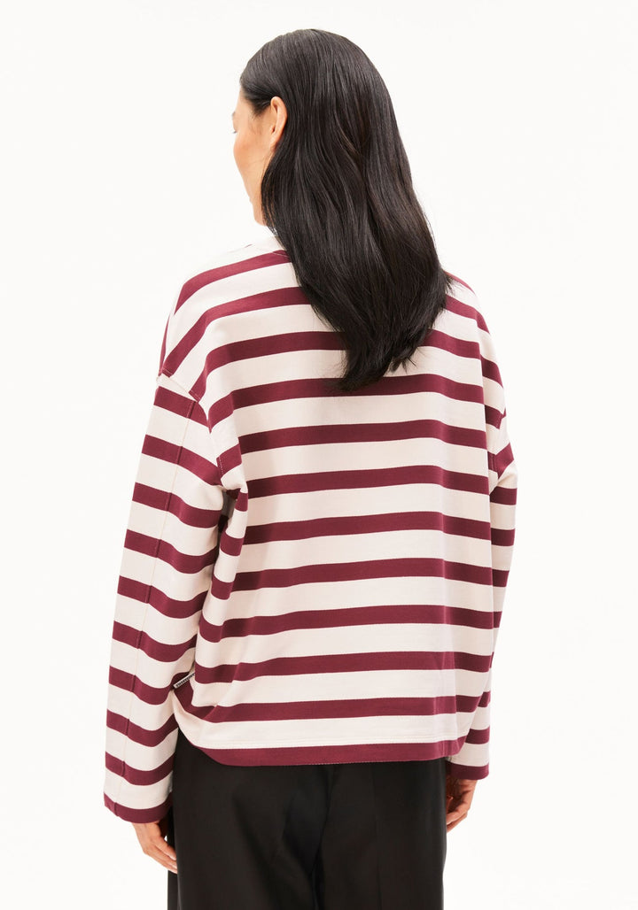 Armed Angels - Iconic sweatshirt Frankaa - Undyed Velvet red 