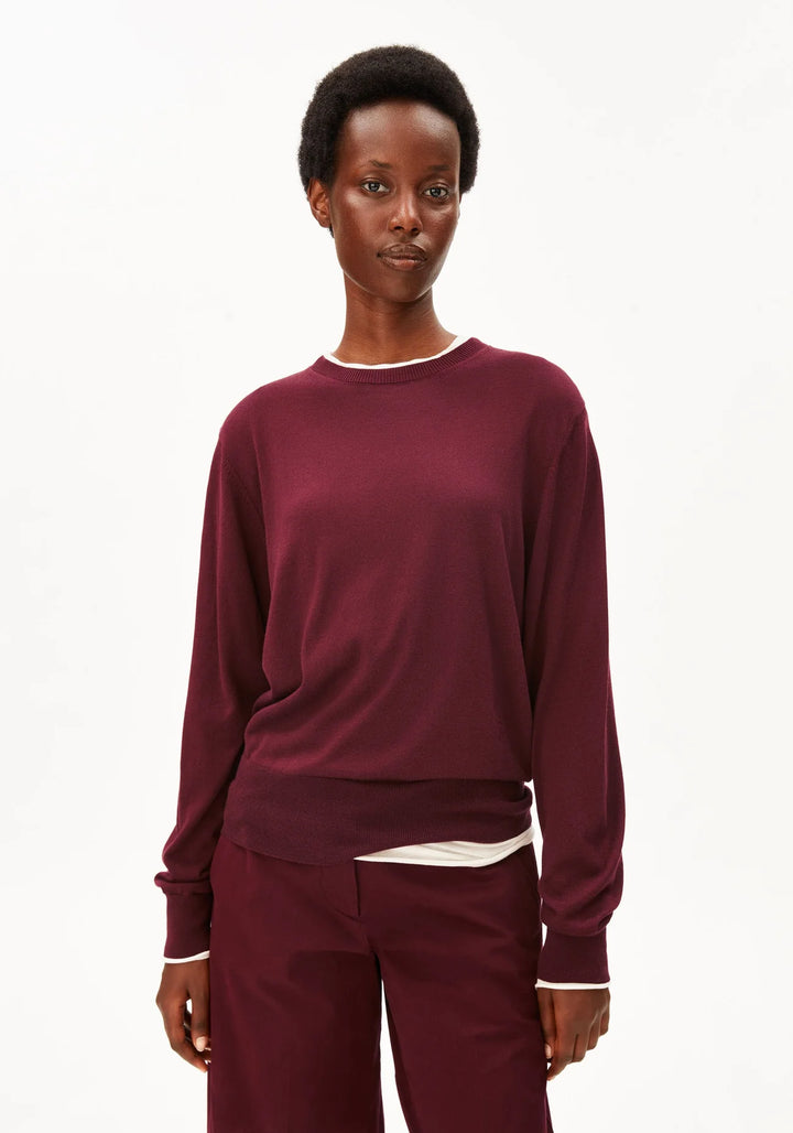 Armed Angels - Fine knit sweater - Velvet 
