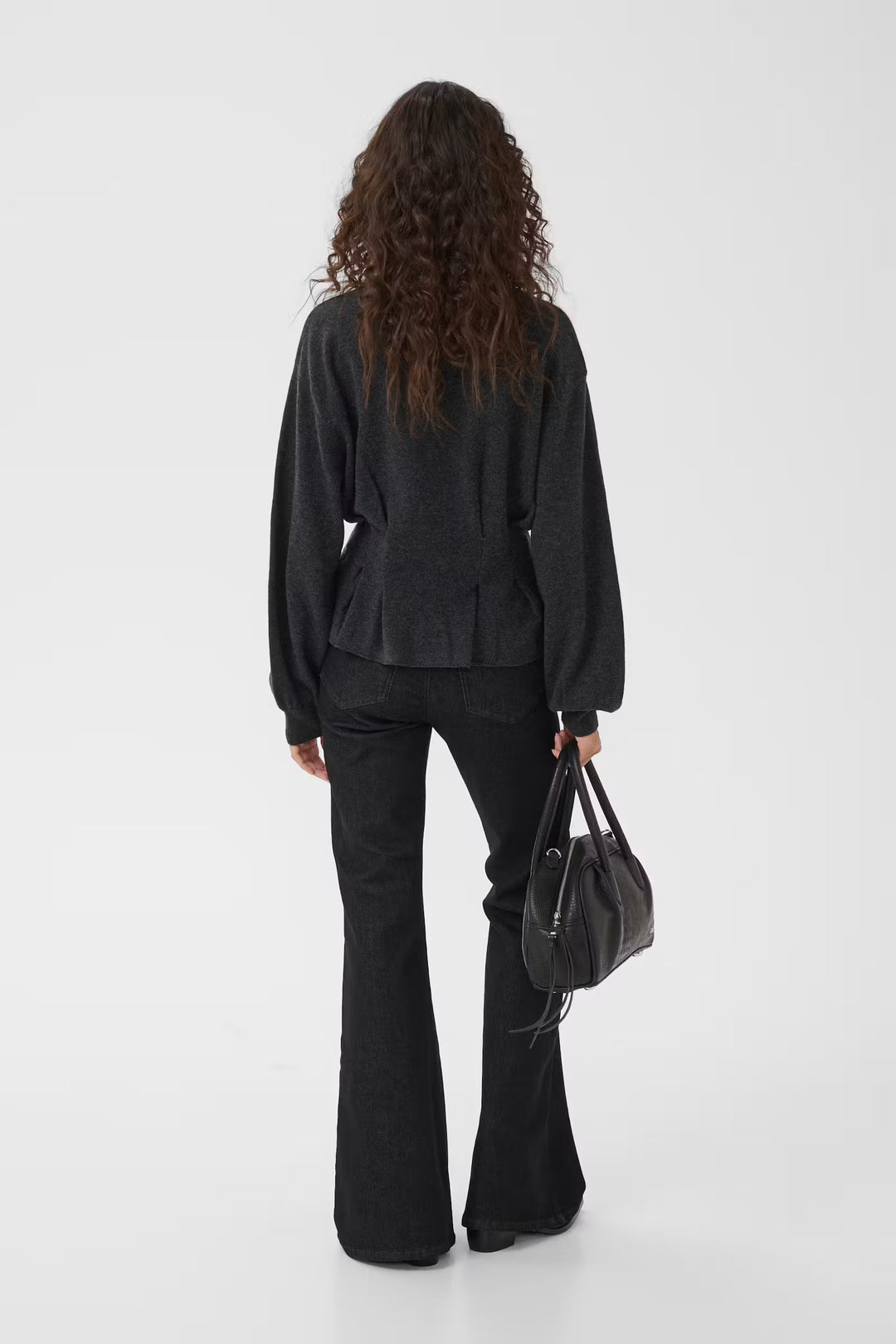 Gestuz - GZmanzi Pullover Wool - Ganache of Graphite