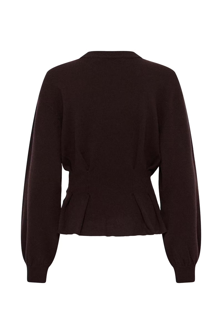 Gestuz - GZmanzi Pullover Wool - Ganache of Graphite
