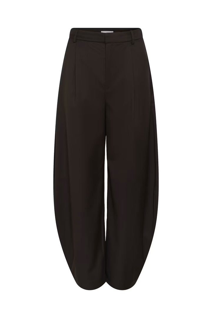 Gestuz - GZcallia Barrel pants - Ganache / Brown
