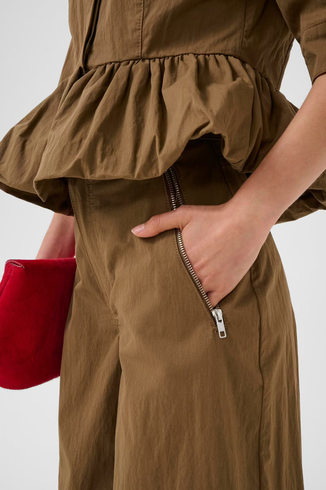 Gestuz - GZzandaya Broek - Ermine Brown