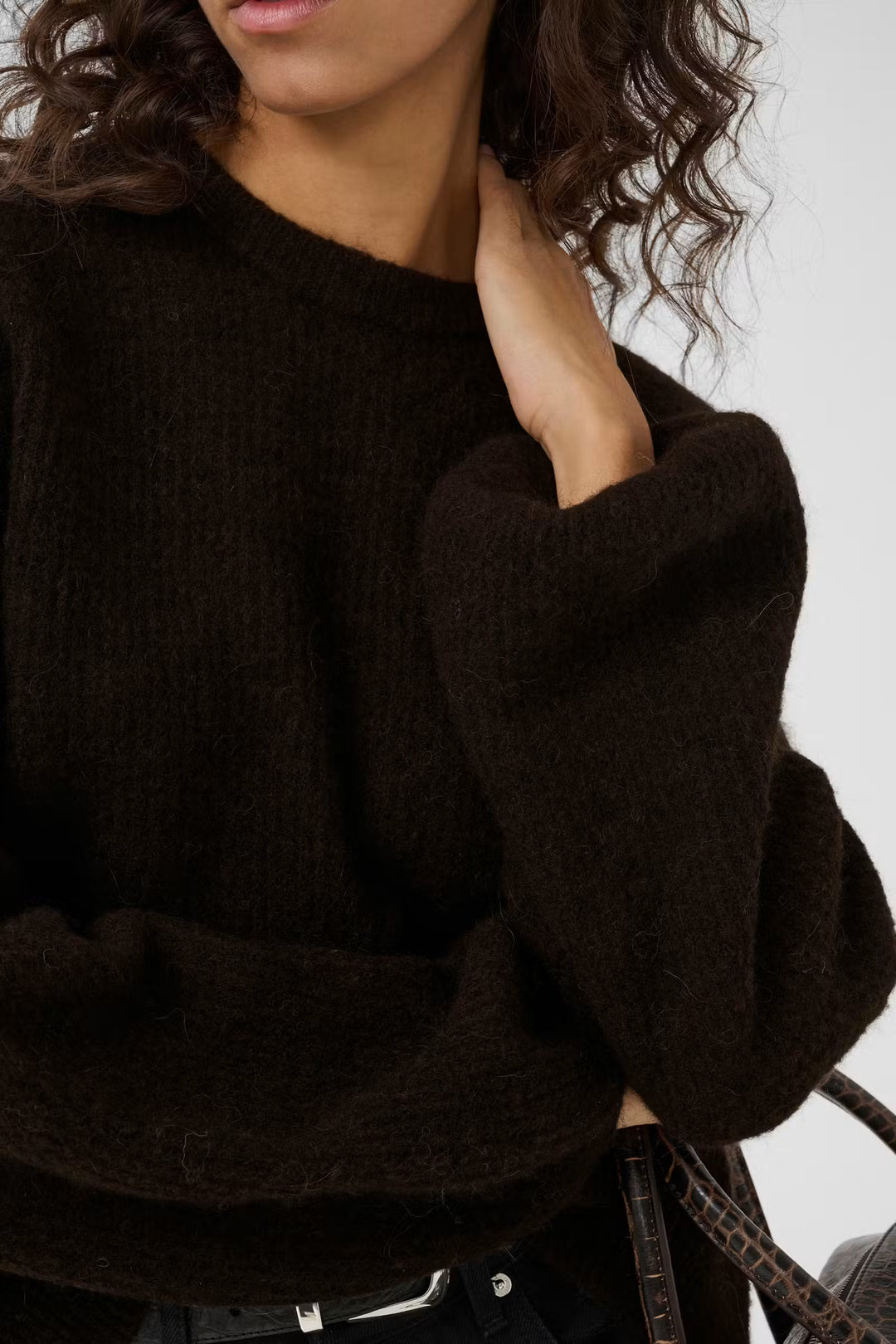 Gestuz - GZalpha pullover - Ganache Melange / Brown