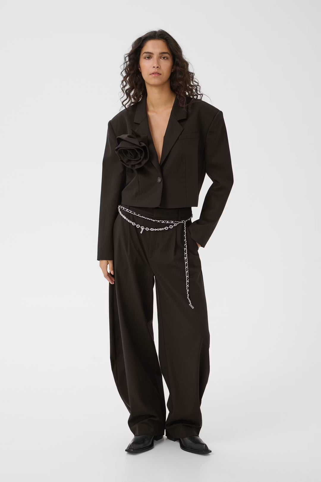 Gestuz - GZcallia Barrel pants - Ganache / Brown