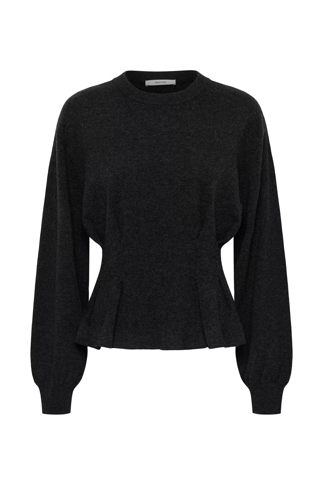 Gestuz - GZmanzi Pullover Wool - Ganache of Graphite