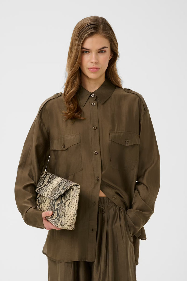 Gestuz - GZsiora Shirt - Brown