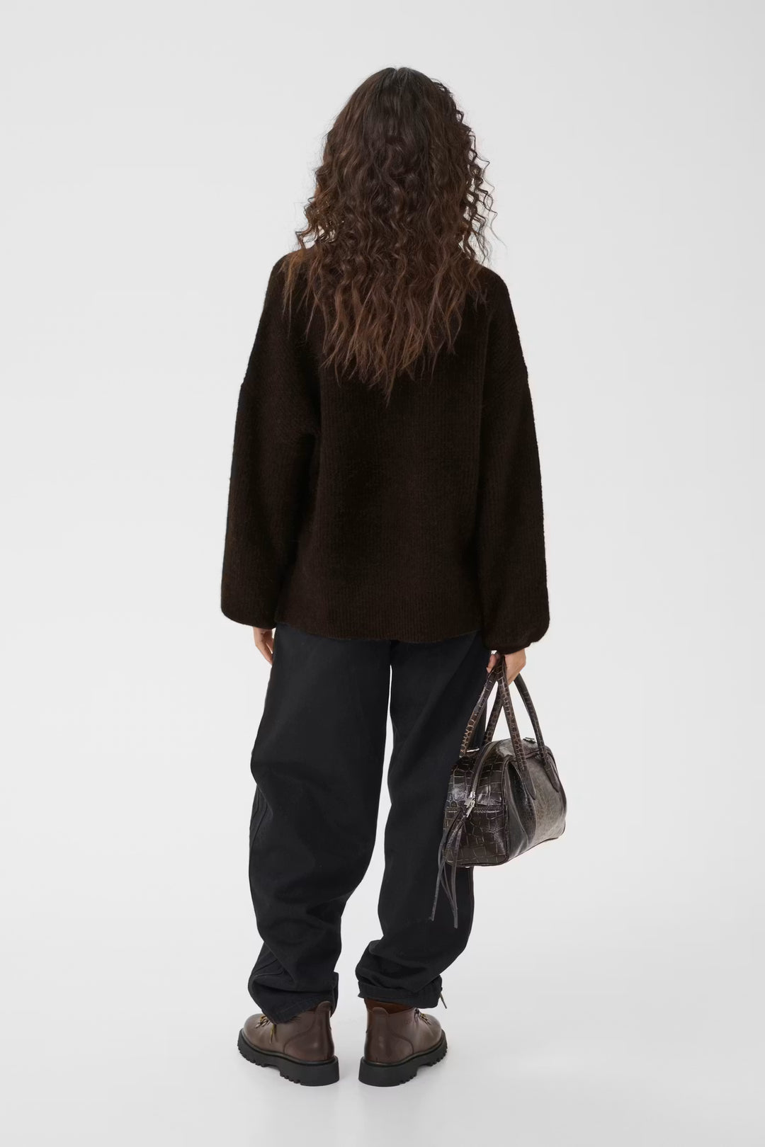 Gestuz - GZalpha pullover - Ganache Melange / Brown