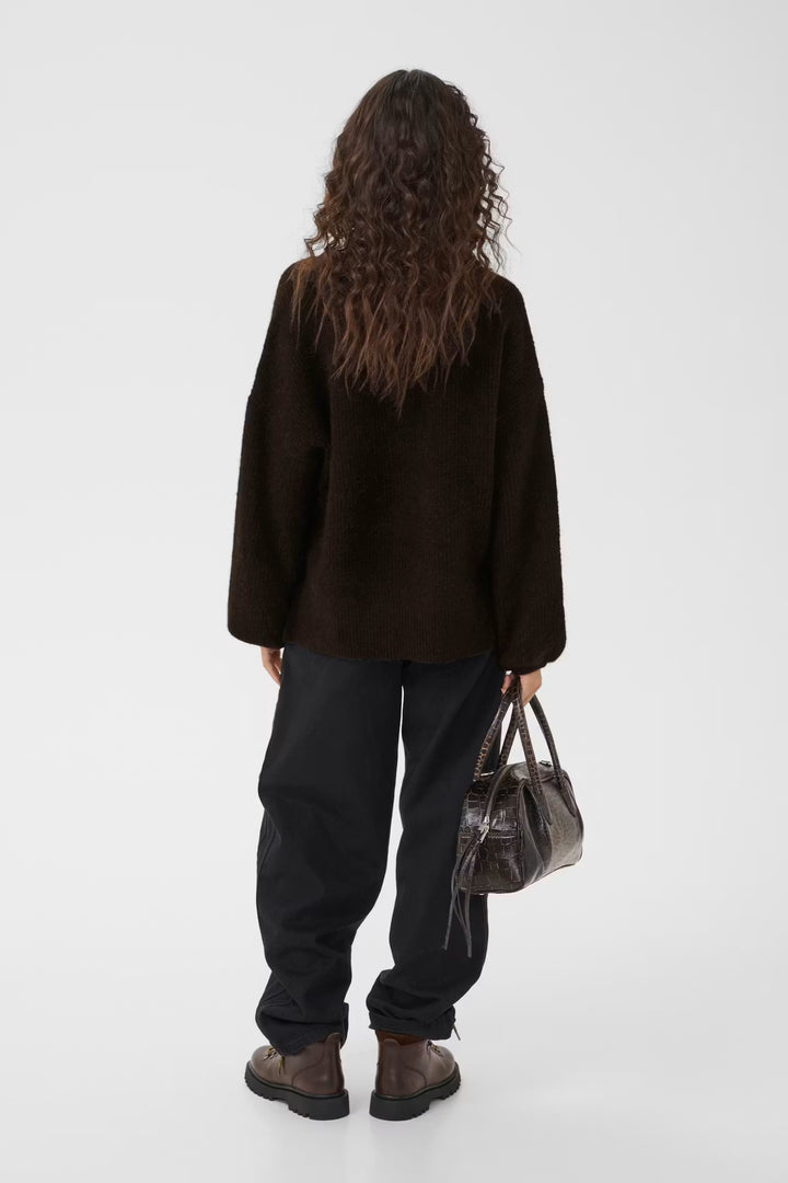 Gestuz - GZalpha pullover - Ganache Melange / Brown