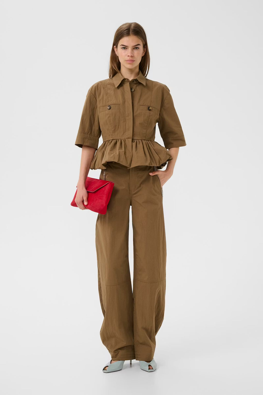 Gestuz - GZzandaya Broek - Ermine Brown