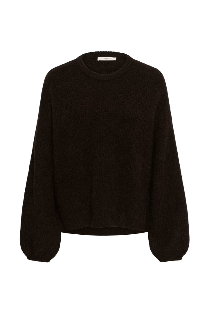 Gestuz - GZalpha pullover - Ganache Melange / Brown