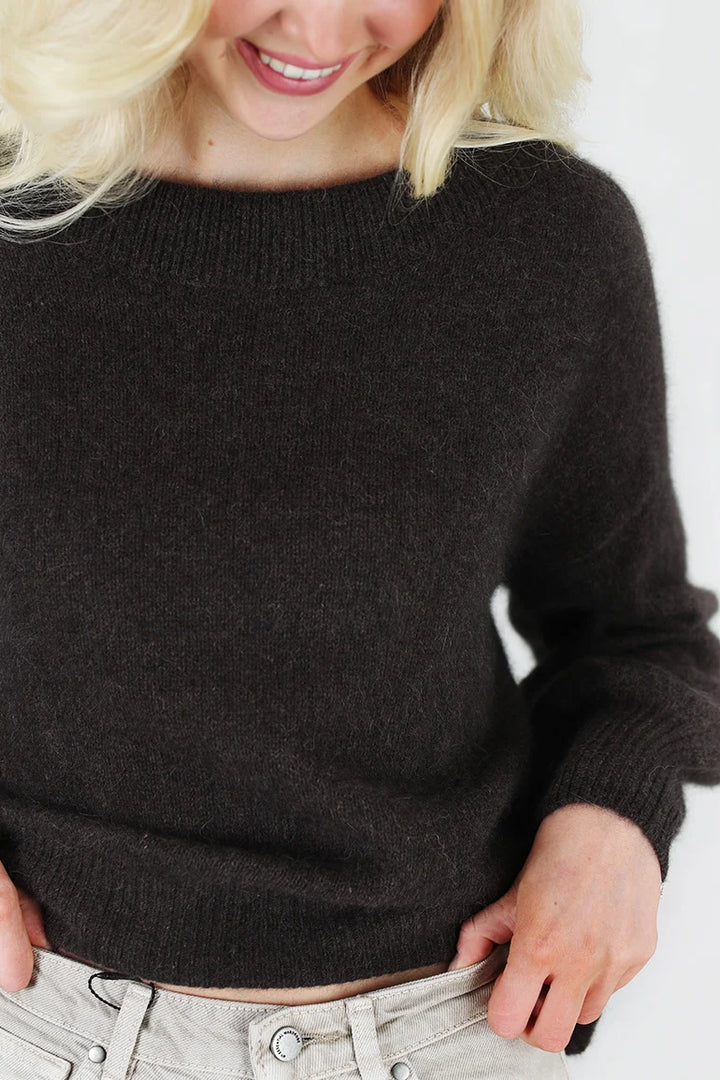 Six Ámes - Malou sweater - Espresso Brown 