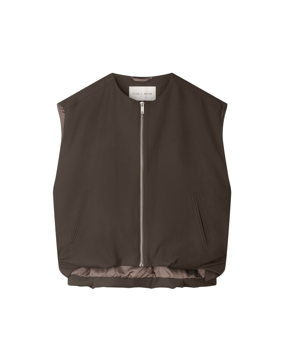 Club l'Avenir - Waistcoat Jilva'CL - Chocolate