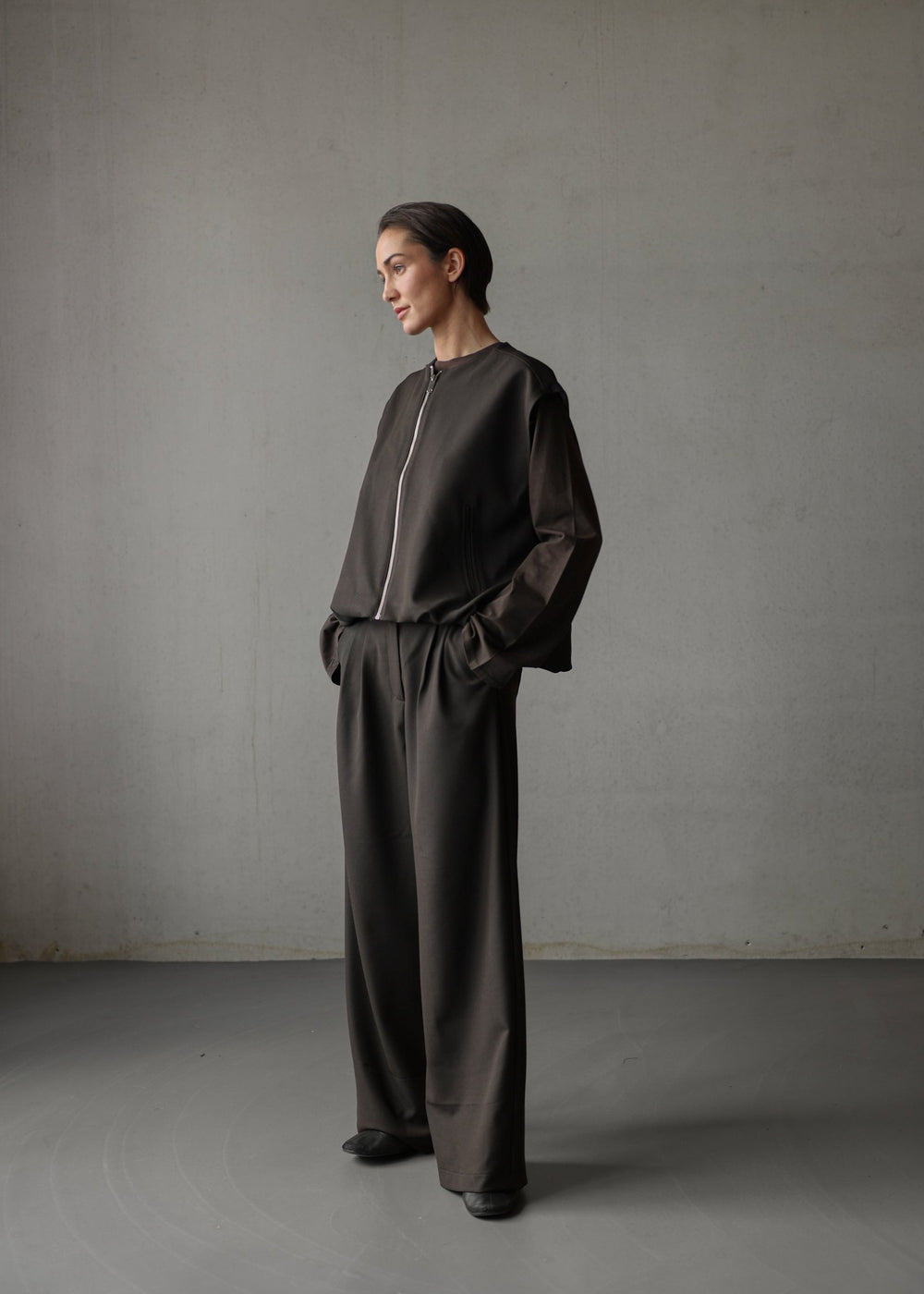 Club l'Avenir - Waistcoat Jilva'CL - Chocolate