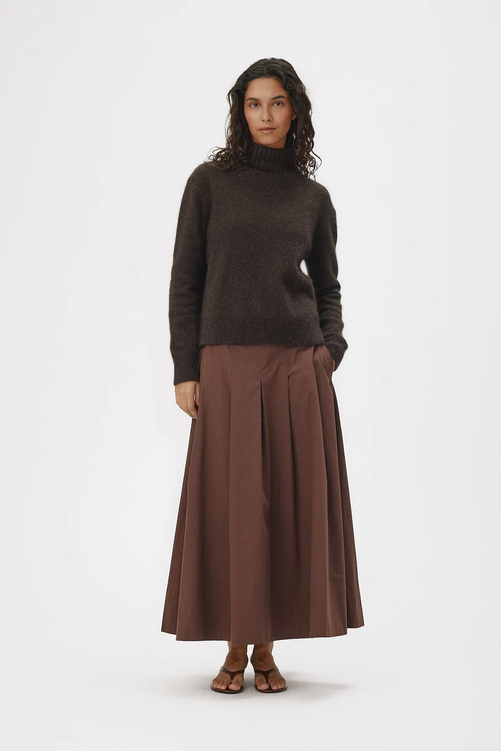 Six Ámes - Col Knit Jade - Espresso Brown