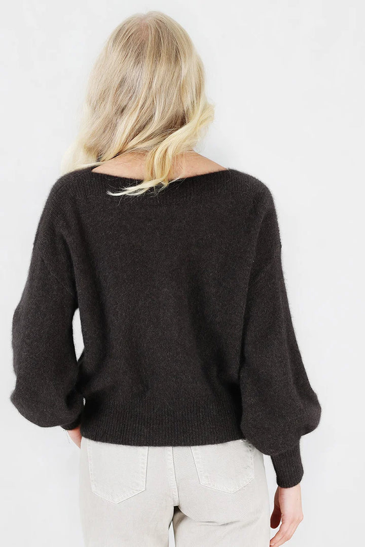 Six Ámes - Malou sweater - Espresso Brown 