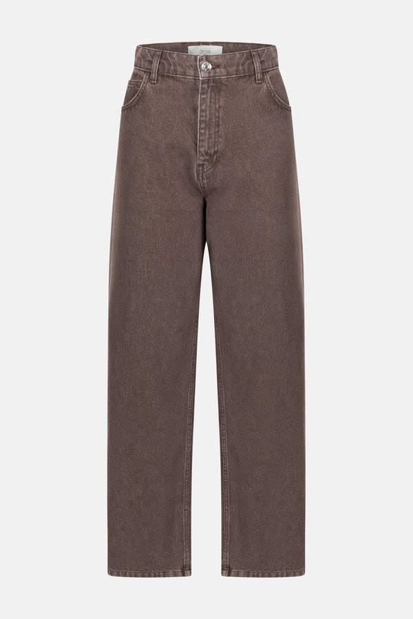 Ame Antwerp - Mimi Straight Denim - Chestnut