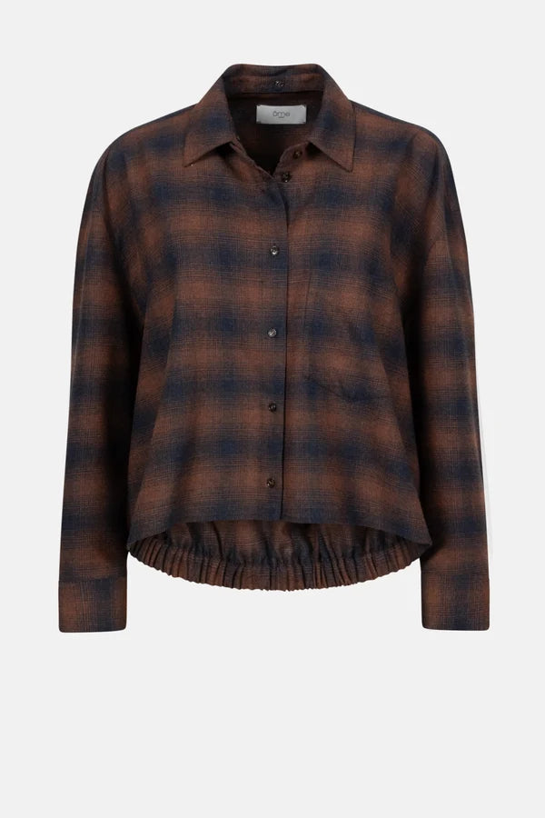 Âme Antwerp - Oops Shirt | Brown Wooly Checks