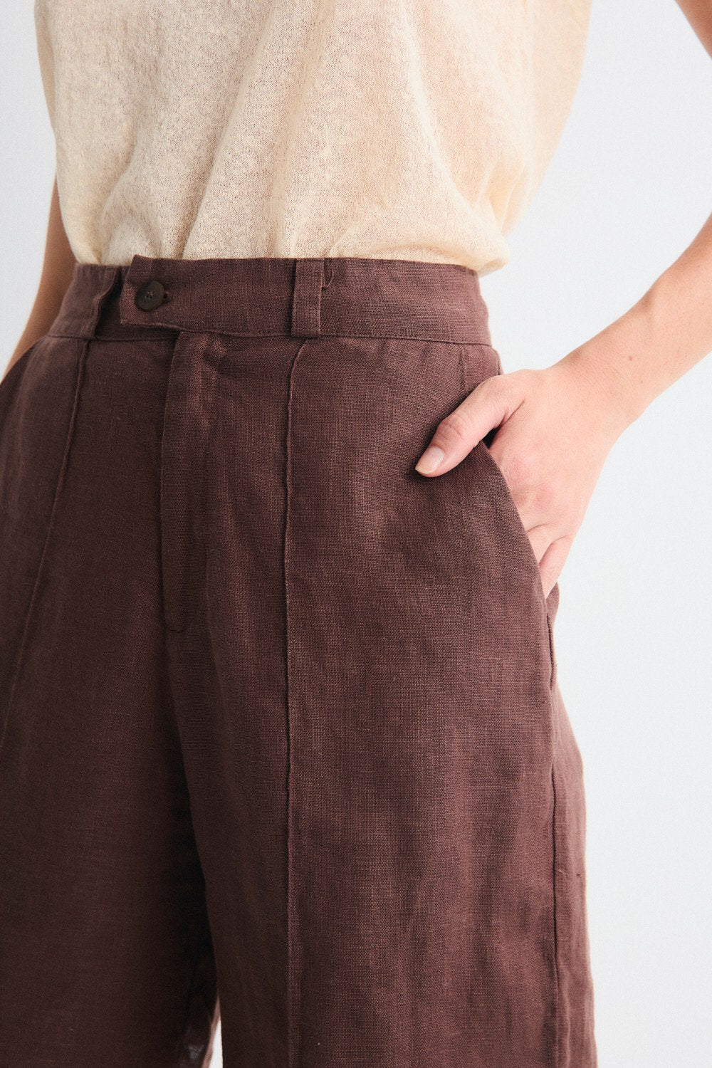 MUS &amp; BOMBON - Arani Bermuda - Brown