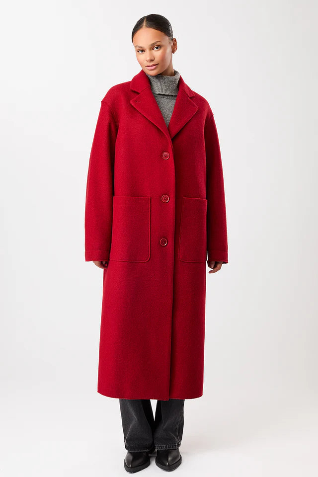 LangerChen - Coat Carran II - Dark Poppy