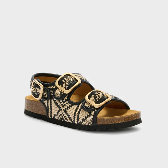 Scholl - Noelle Backstrap - Off White / Black