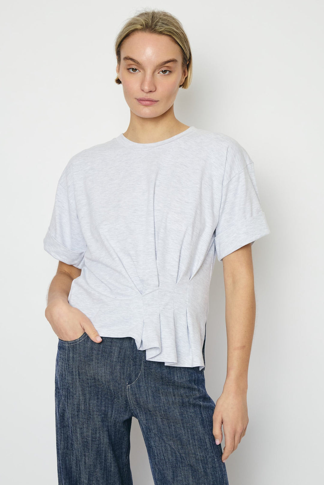 RE/BORN - Gabrielle Tee - White Melange