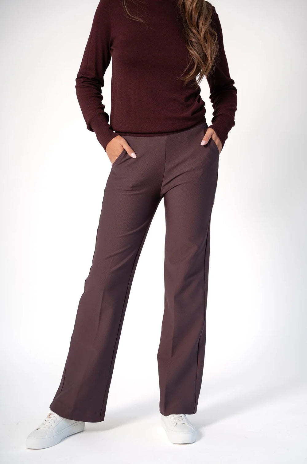 Corel Amsterdam - Lilly Wide Pants - Fudge 