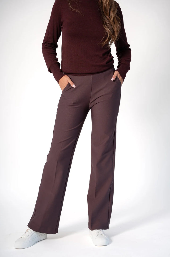 Corel Amsterdam - Lilly Wide Pants - Fudge 