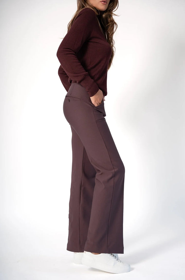 Corel Amsterdam - Lilly Wide Pants - Fudge 