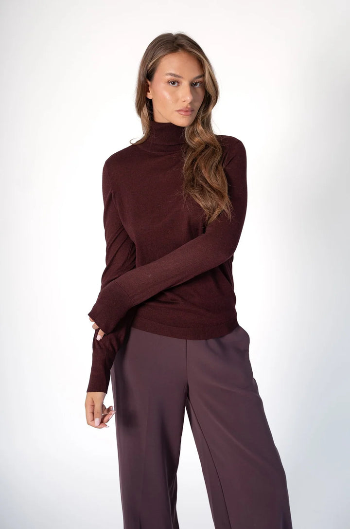 Corel Amsterdam - Lilly Wide Pants - Fudge 