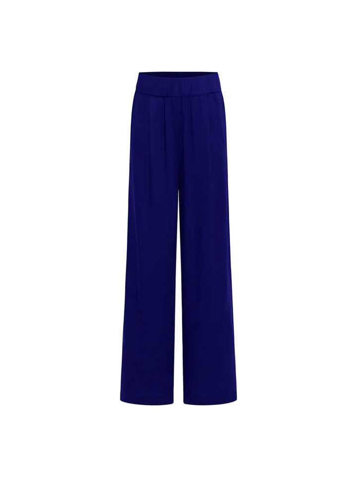 Lanius - Wijde broek van TENCEL - Purple Blue