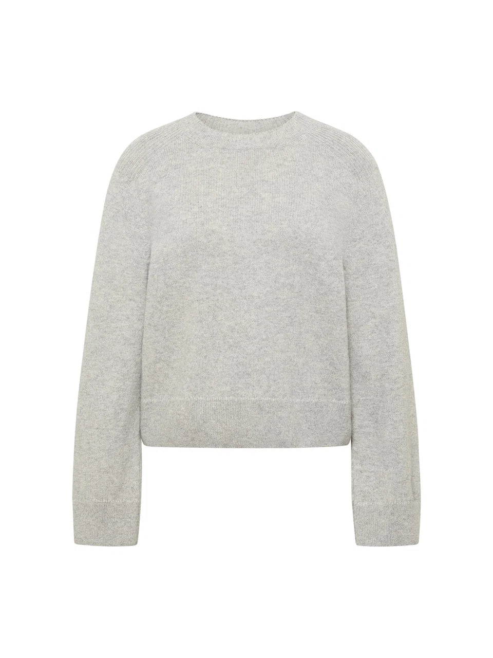 Lanius - Cropped pullover - Grey Melange