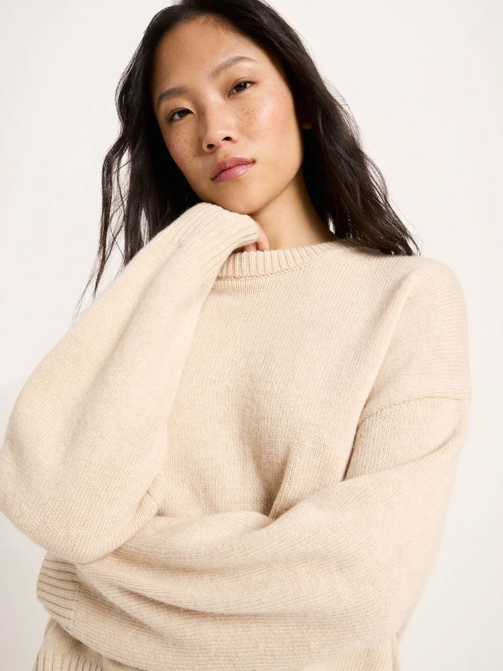 Lanius - Oversized Pullover - Sahara Melange
