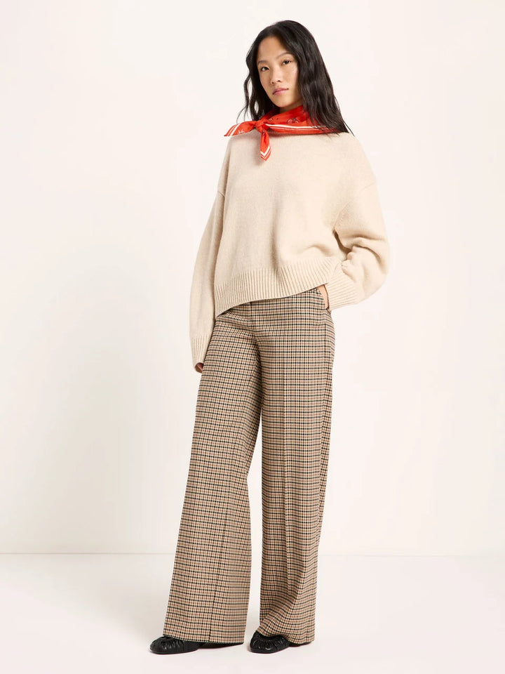 Lanius - Oversized Pullover - Sahara Melange