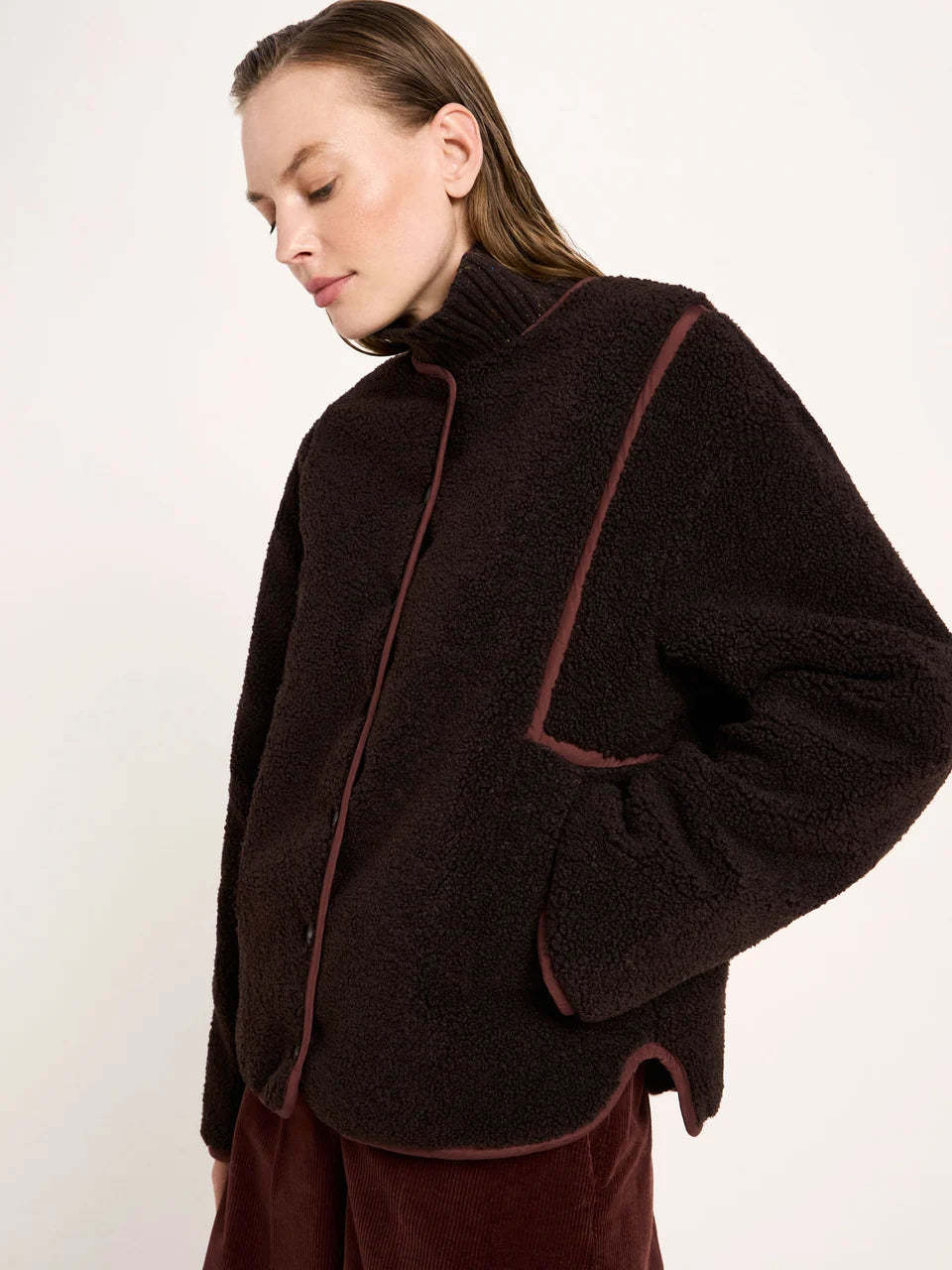 Lanius - Wende Jas Reversible - Bitter Chocolate
