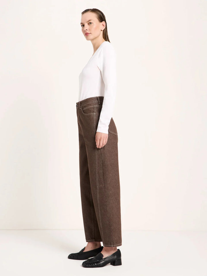 Lanius - Barrel jeans - Chocolate