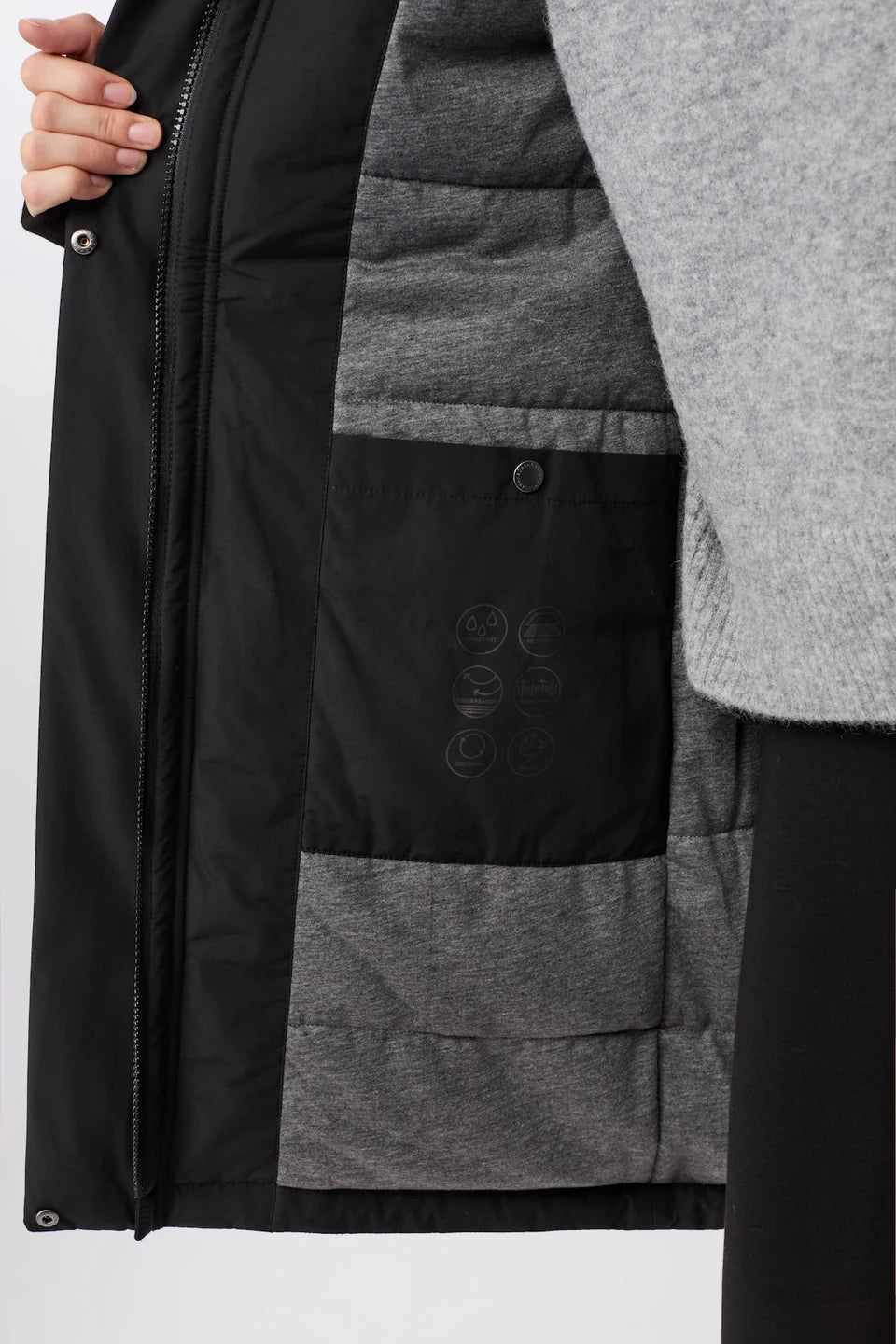 LangerChen - Multifunctionele Parka - Black